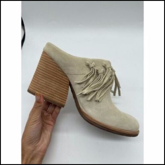 KORK-EASE Charly Fringe Block Heel Mule - Picture 4 of 4